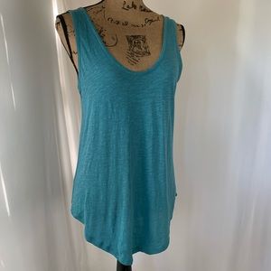 BNWT LOFT Blue Criss cross tank top